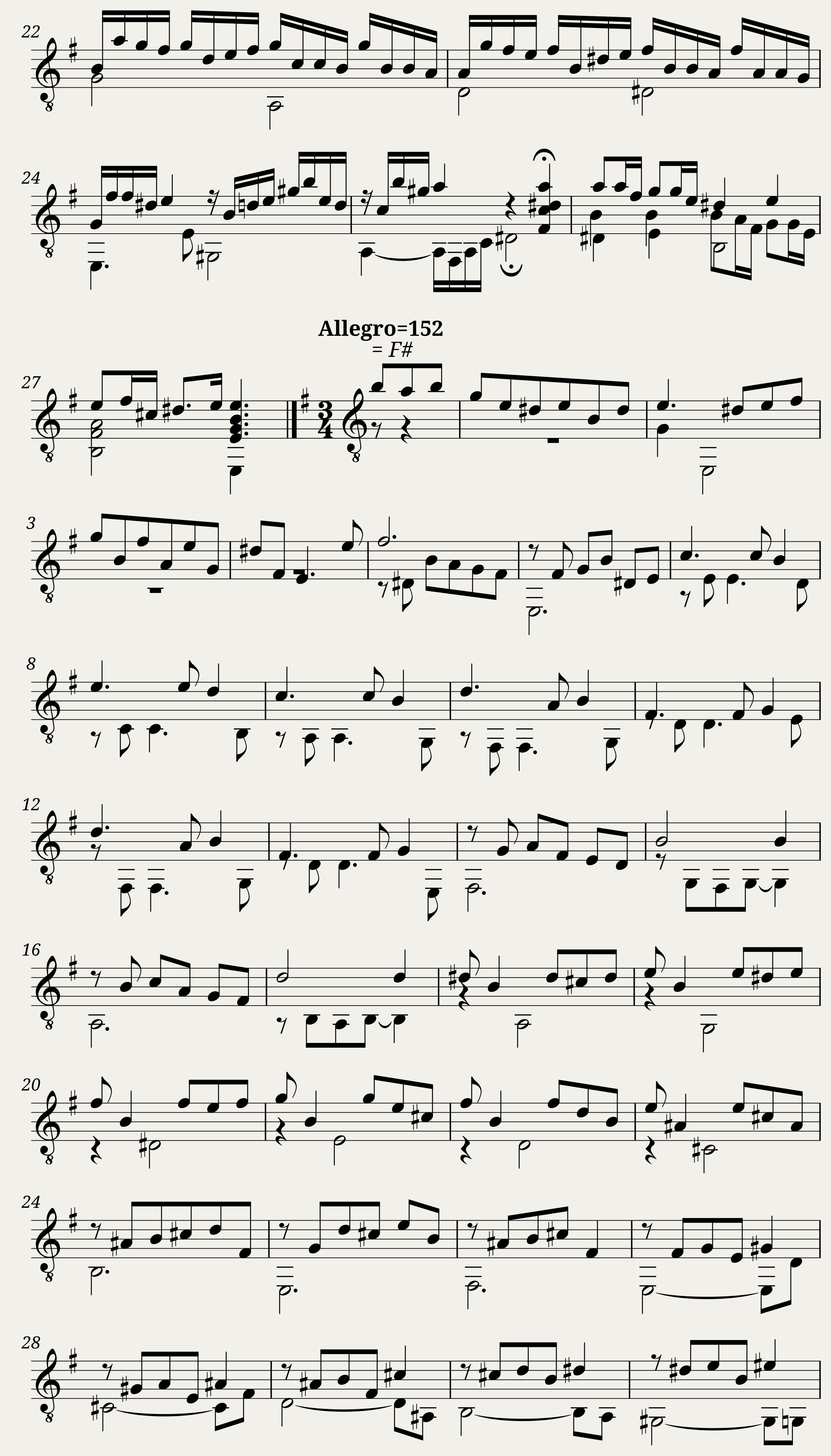 S.L. Weiss - Suite XVII for Lute - Transcribed for Guitar by Ruggero Chiesa — 2/10
