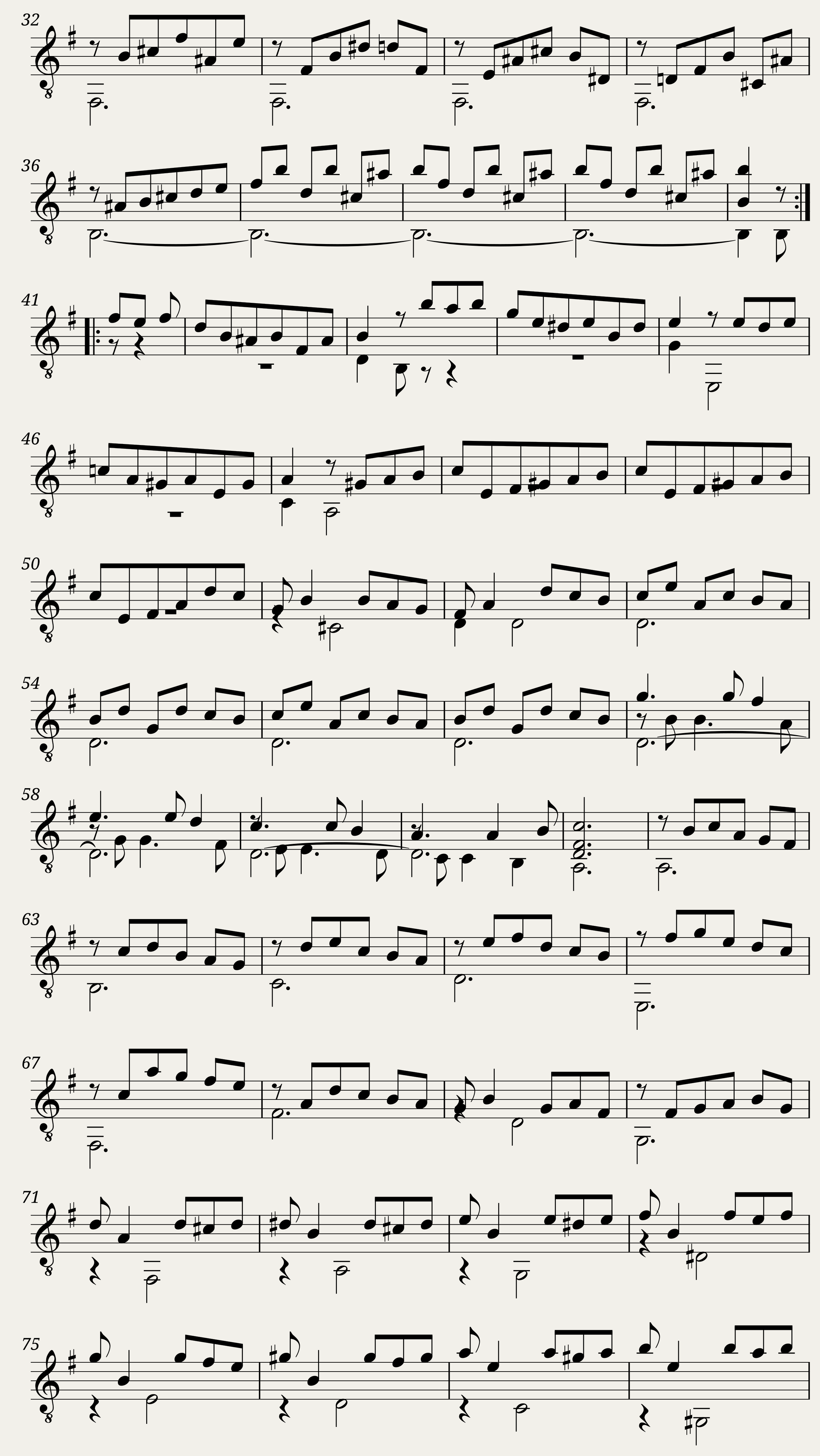 S.L. Weiss - Suite XVII for Lute - Transcribed for Guitar by Ruggero Chiesa — 3/10