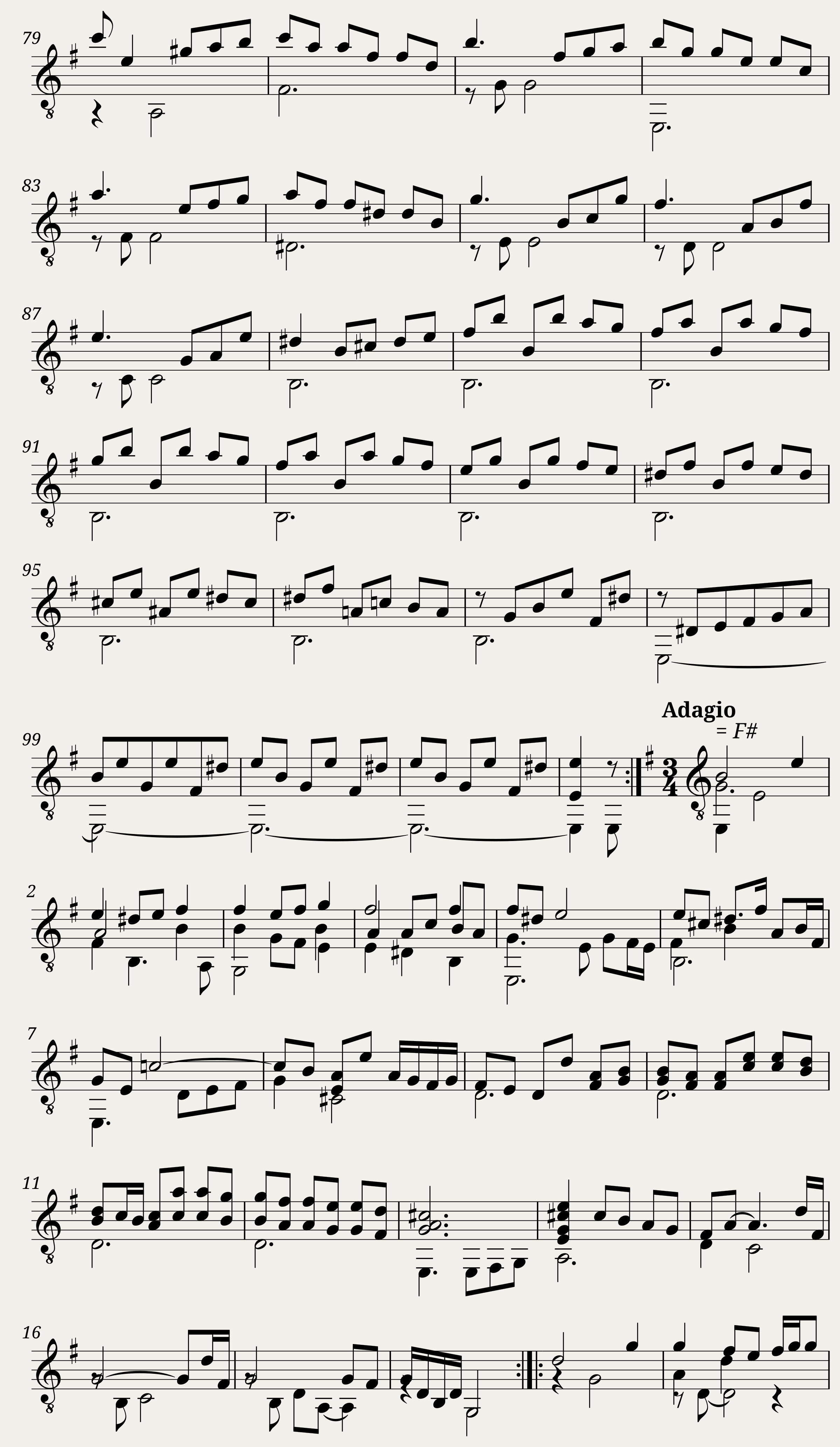 S.L. Weiss - Suite XVII for Lute - Transcribed for Guitar by Ruggero Chiesa — 4/10