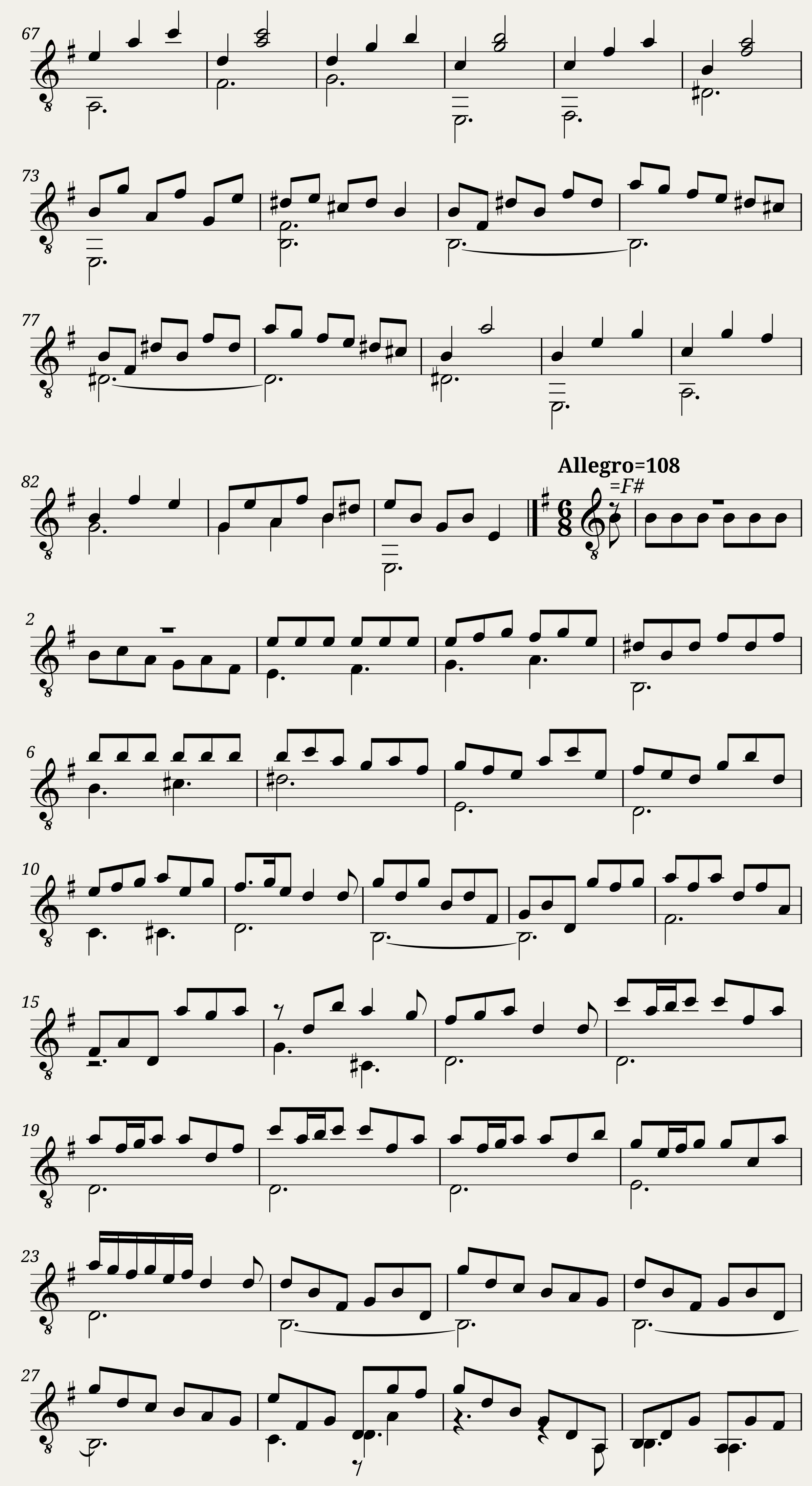 S.L. Weiss - Suite XVII for Lute - Transcribed for Guitar by Ruggero Chiesa — 9/10