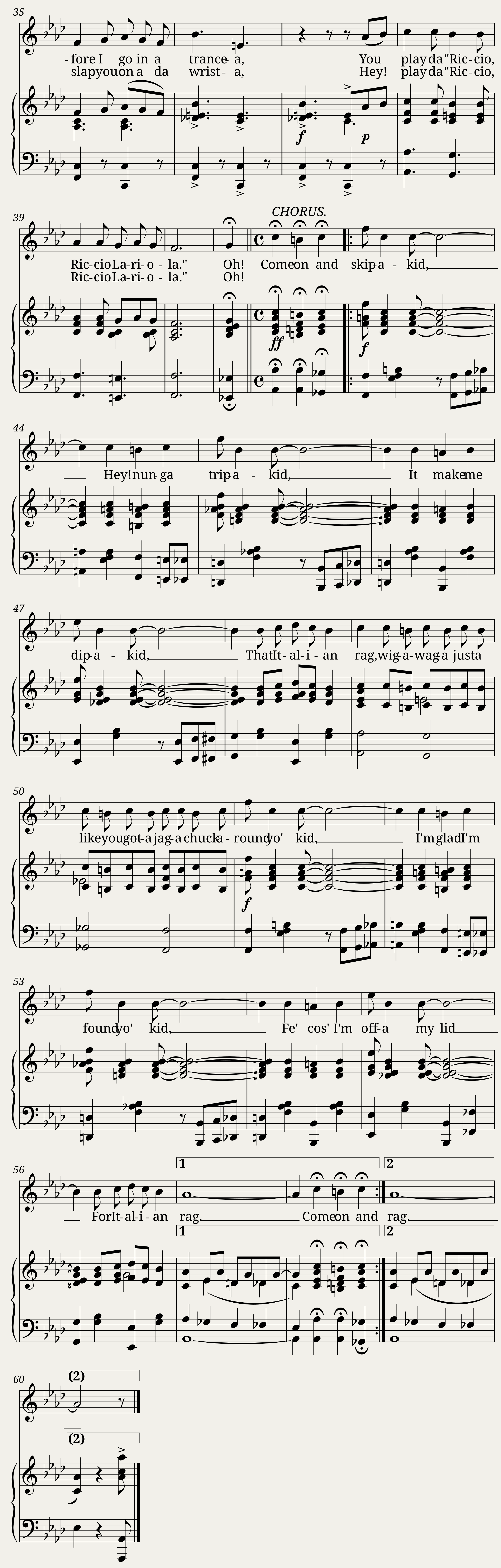 That Italian Rag Song — 2/2