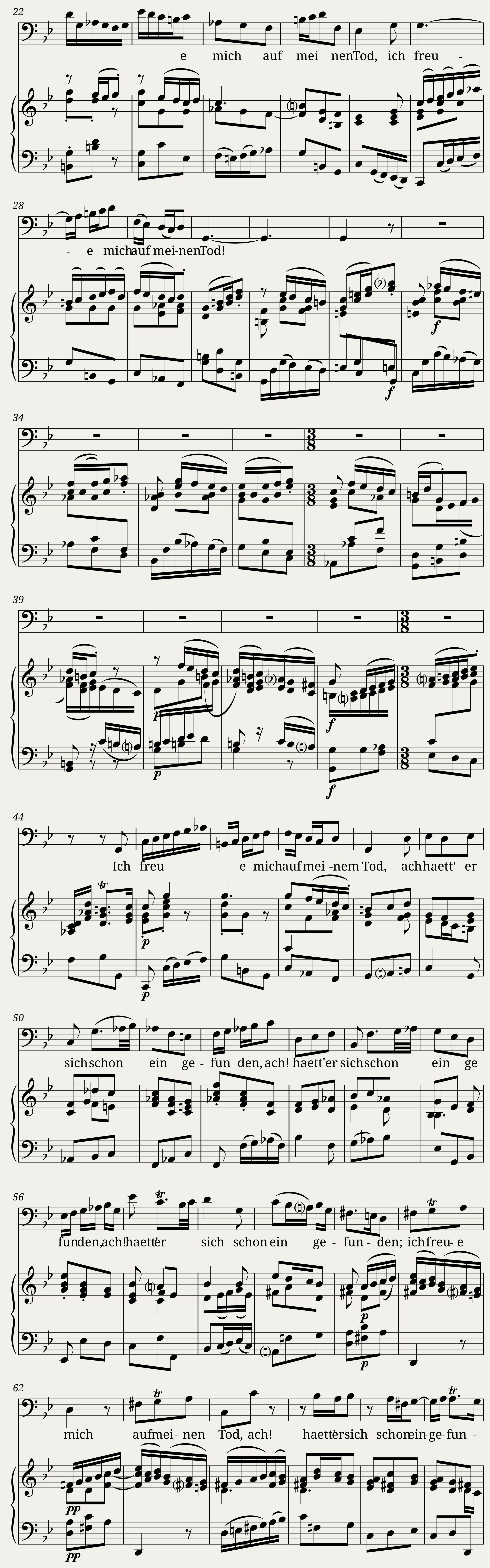 I. S. Bach. Italian Concerto 1 BWV 971 part 2 — 2/3