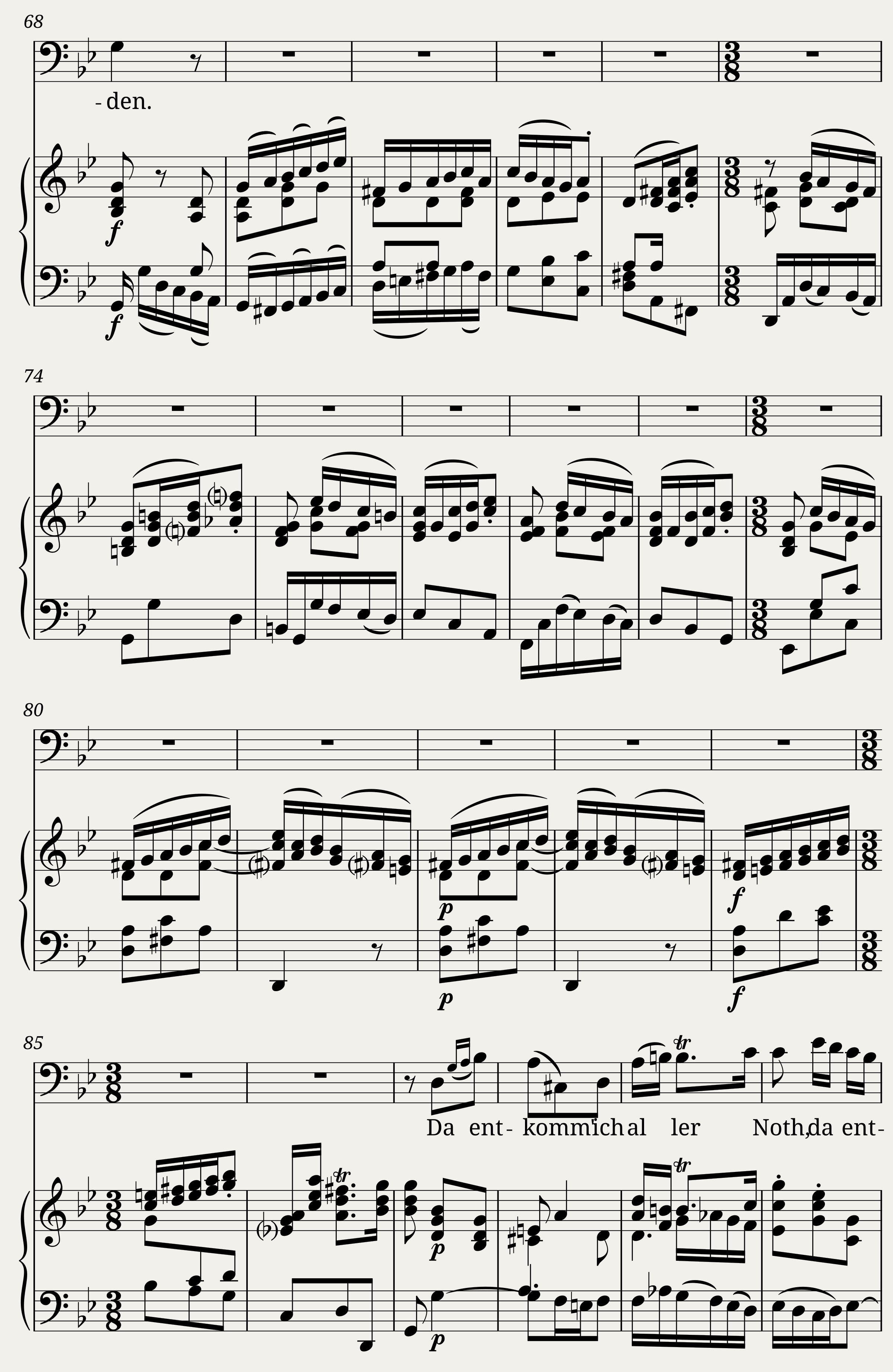 I. S. Bach. Italian Concerto 1 BWV 971 part 2 — 3/3