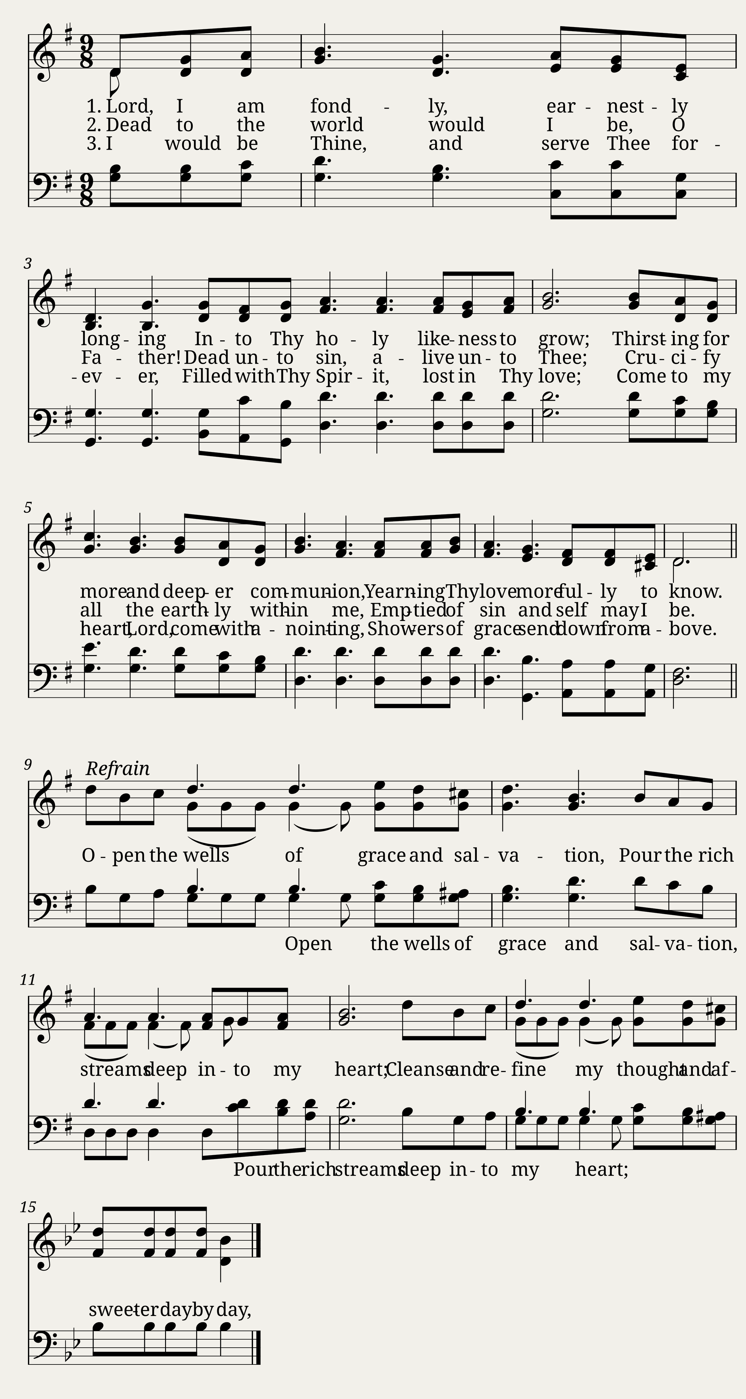 Lord i am fondly earnestly longing - Charles E. Pollock