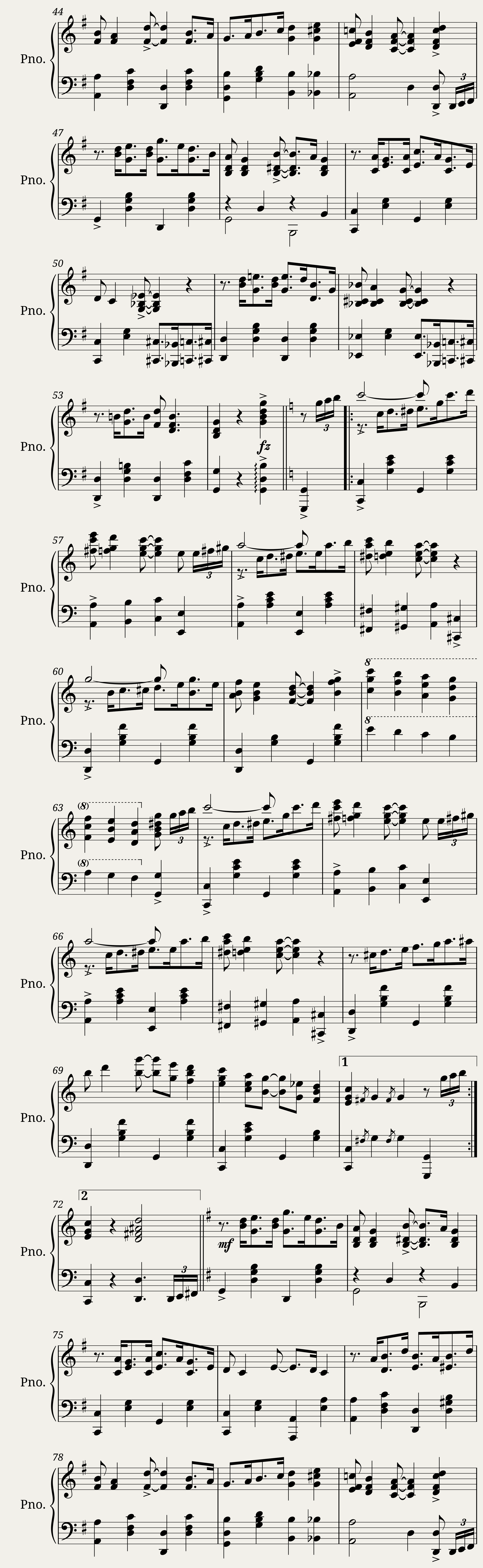 The Nora Bayes Fox Trot — 3/4