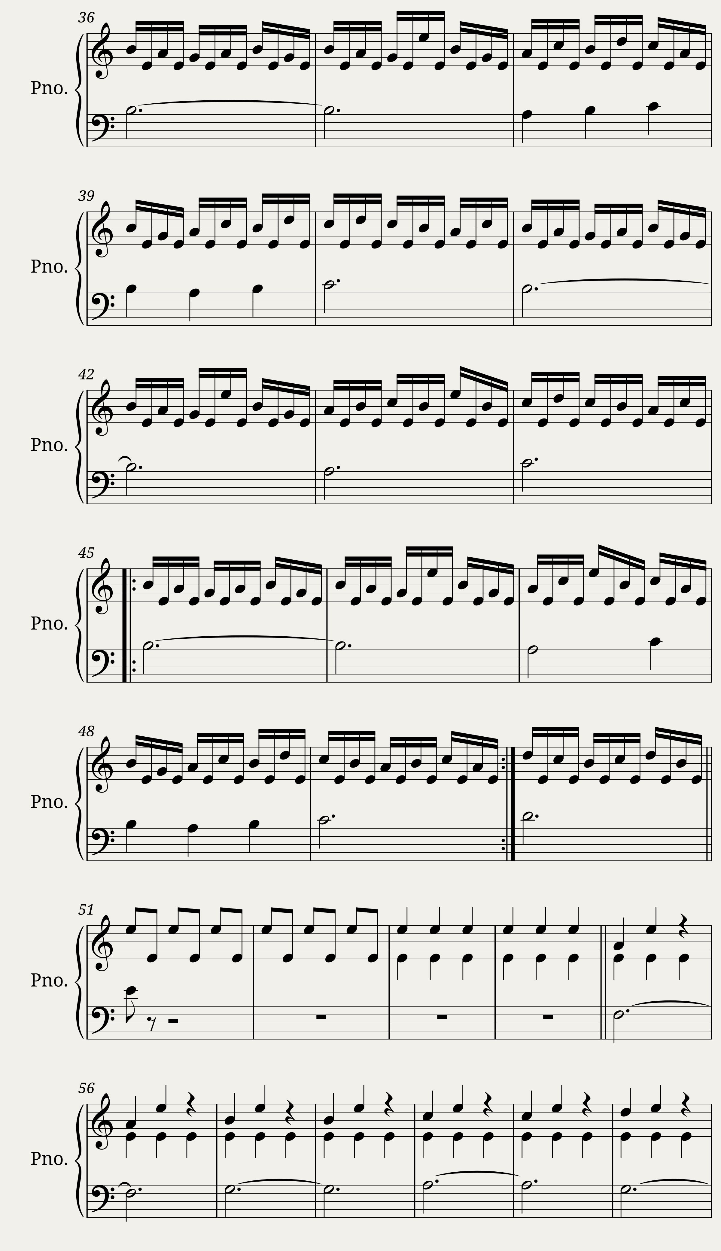 Danza Rusa Trepak Score - Piano I PS — 2/2