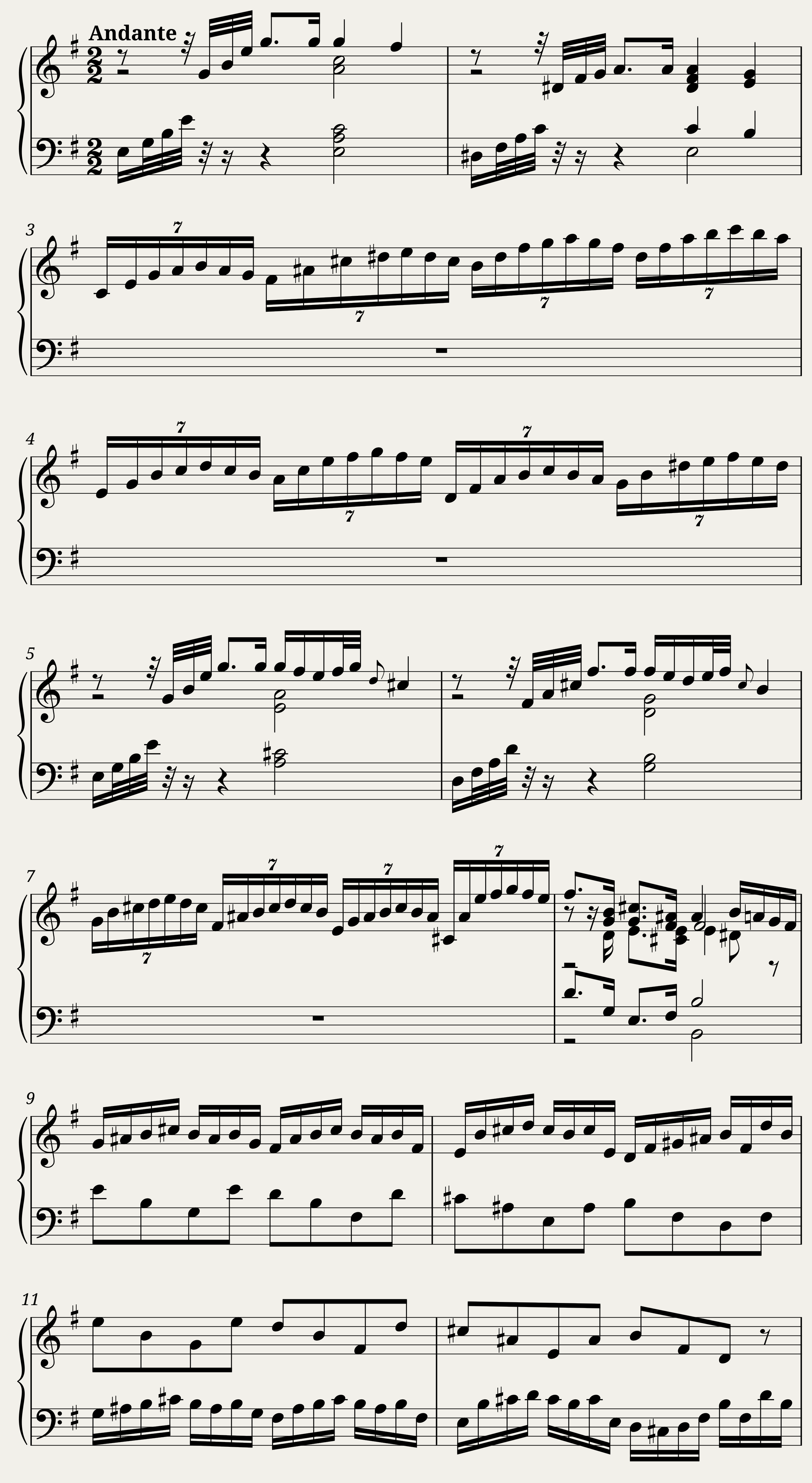 BWV 830 Partita VI Toccata — 1/8