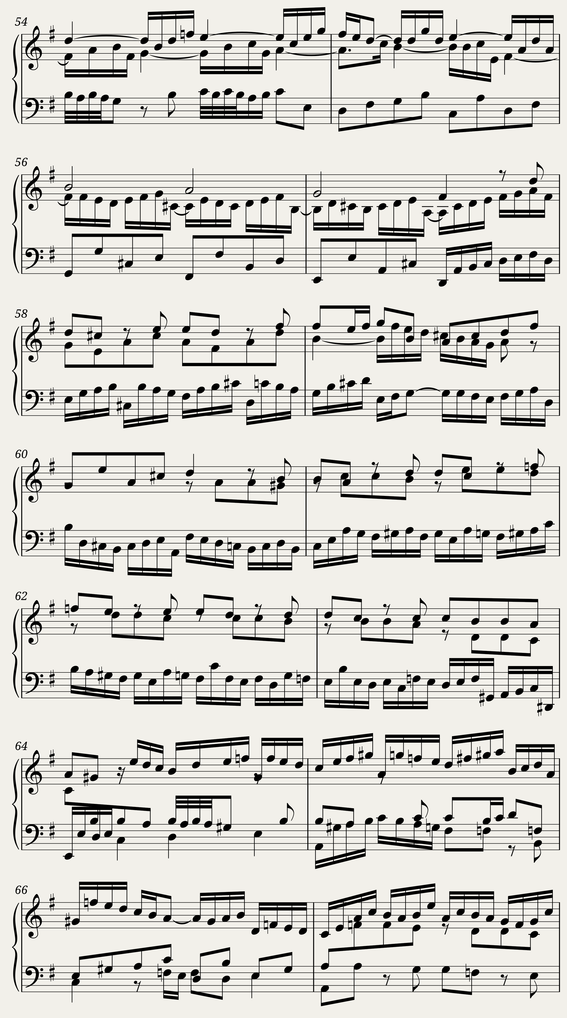BWV 830 Partita VI Toccata — 5/8