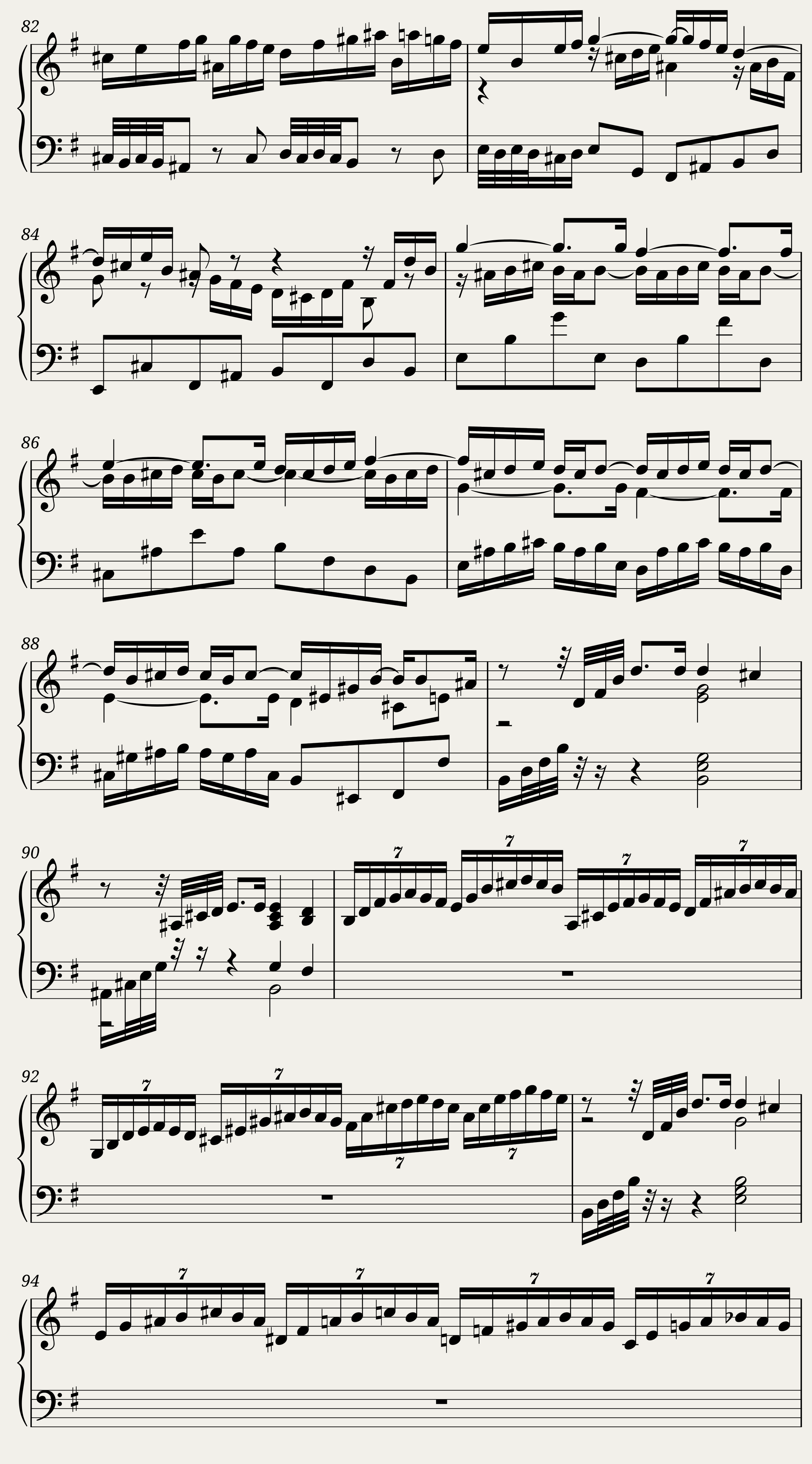 BWV 830 Partita VI Toccata — 7/8