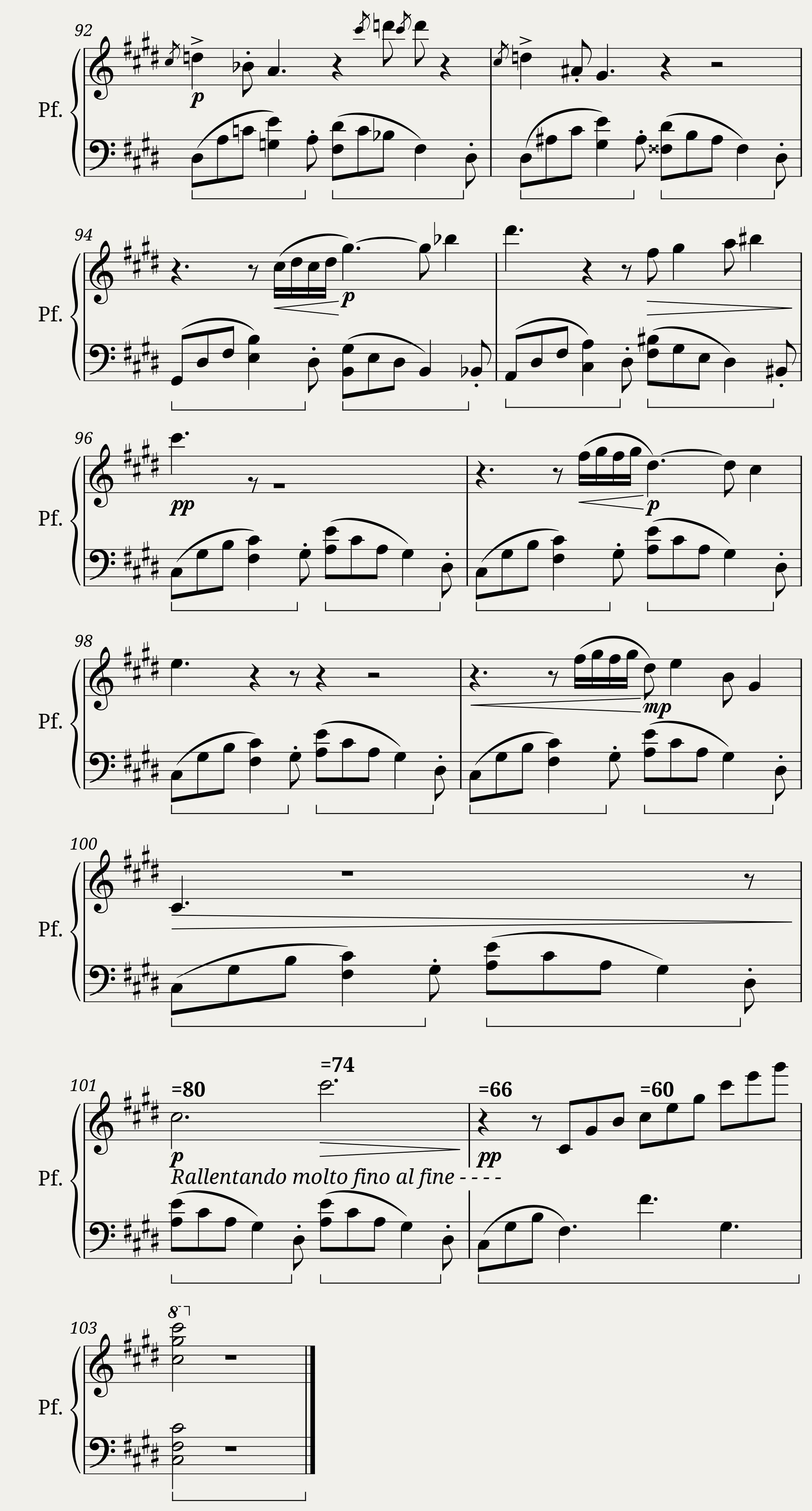 Arabesque Op. 52 — 4/4