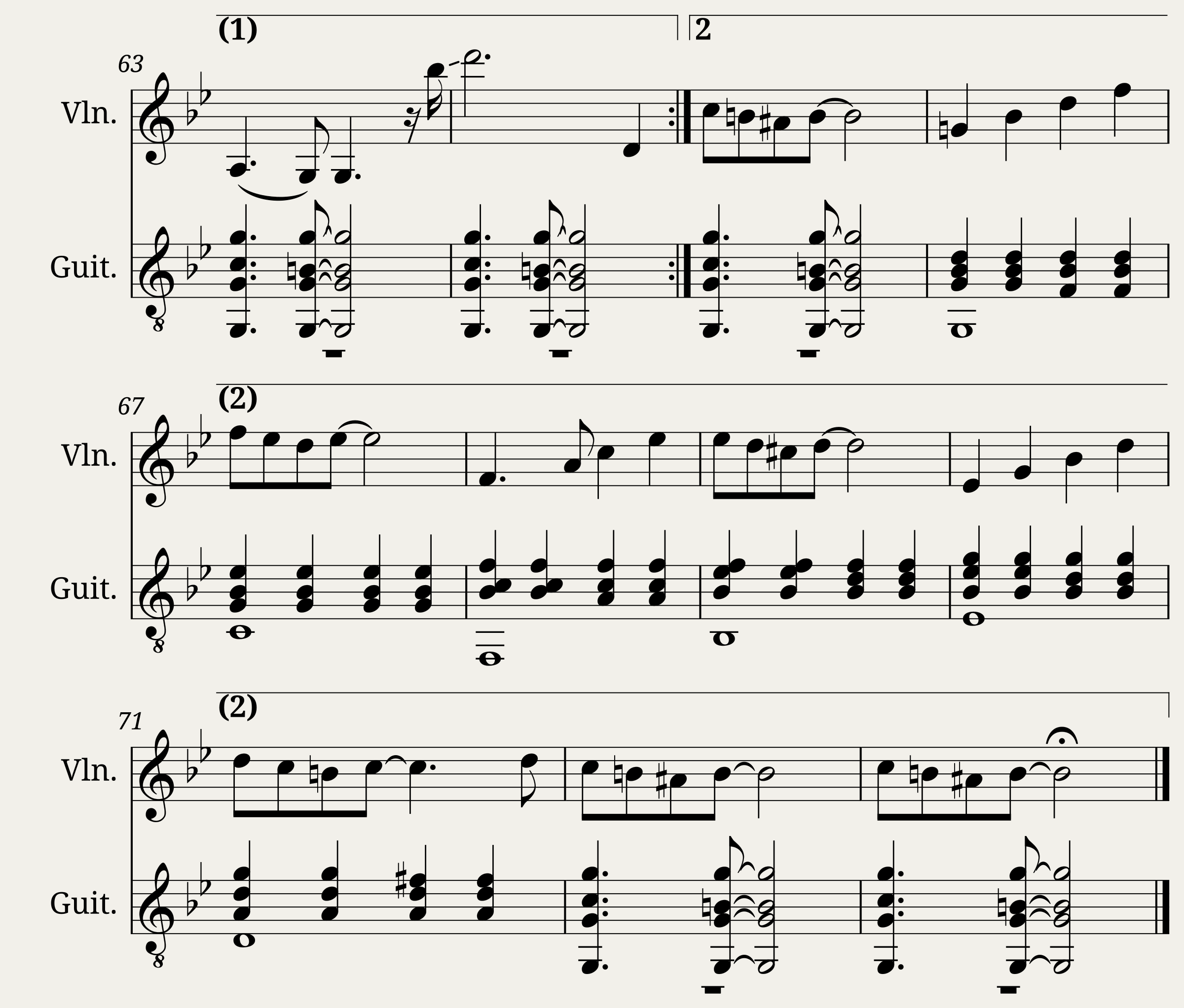 Your Eyes (for violin and guitar) — 3/3