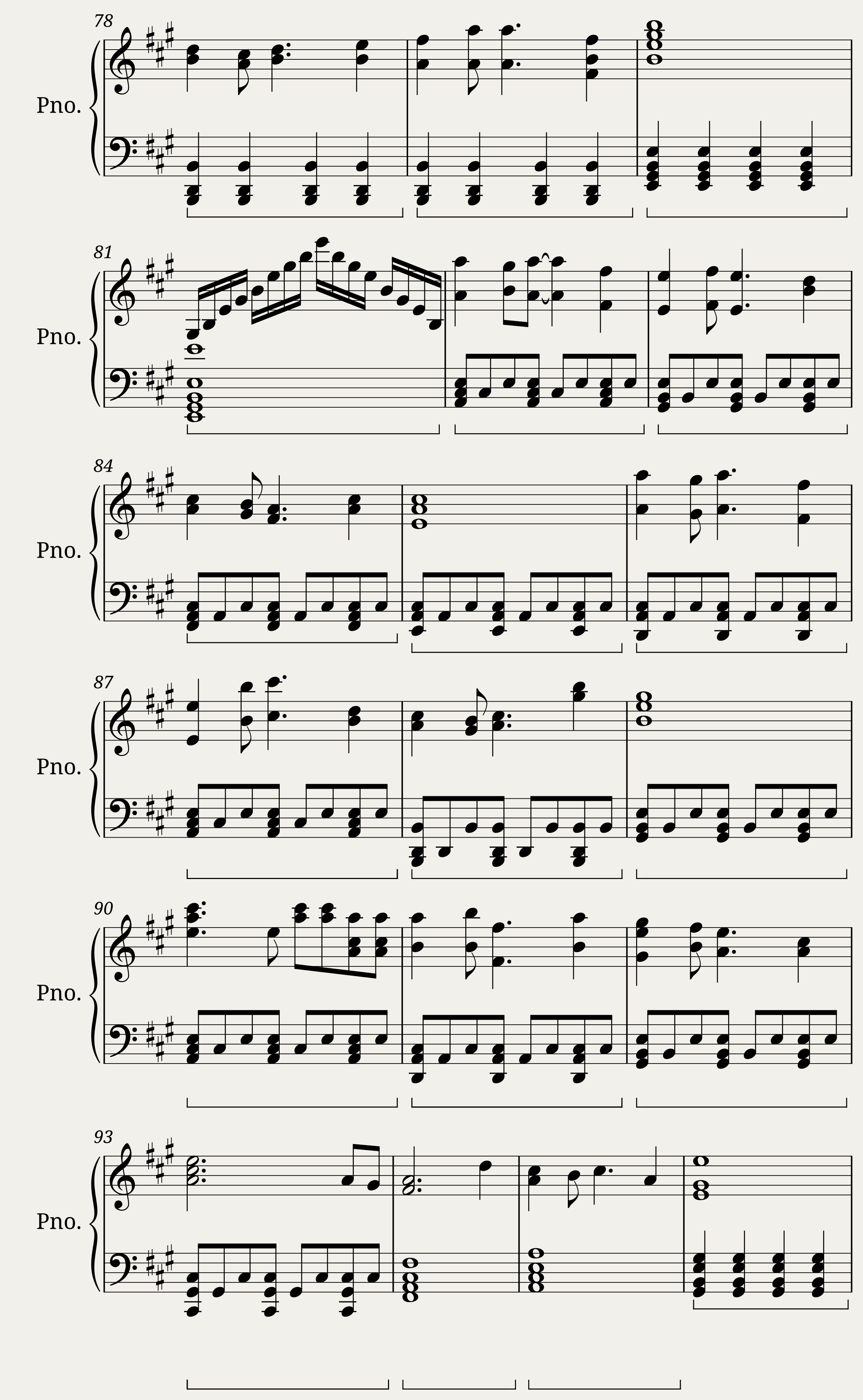 Asperger Lone Wolf (Piano) — 4/5