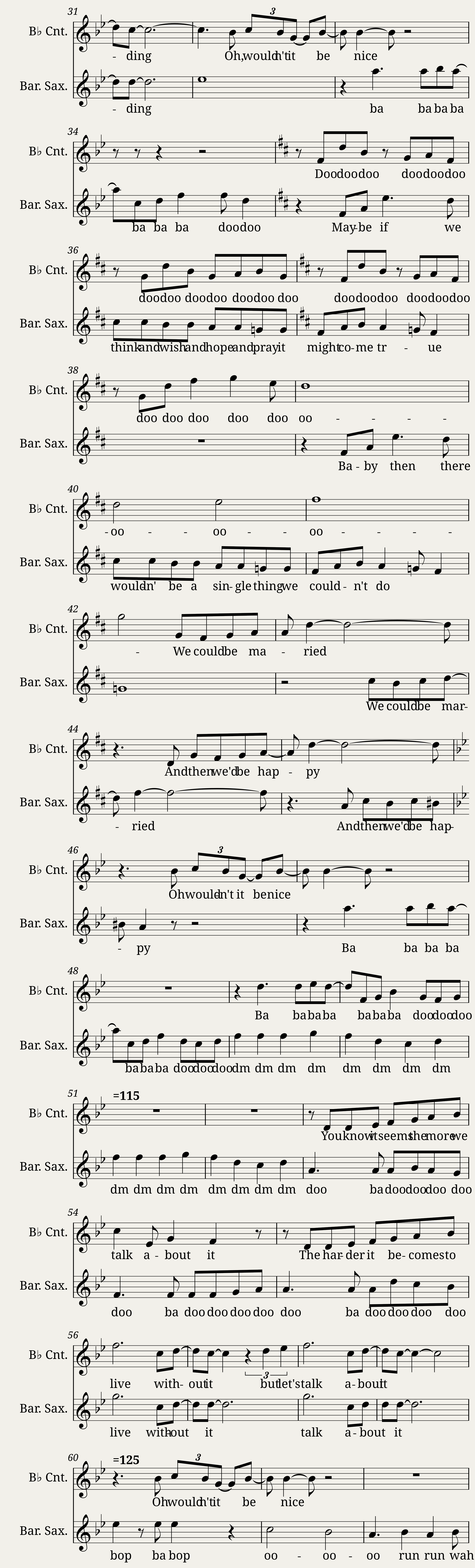 Wouldn't It Be Nice — 3/4