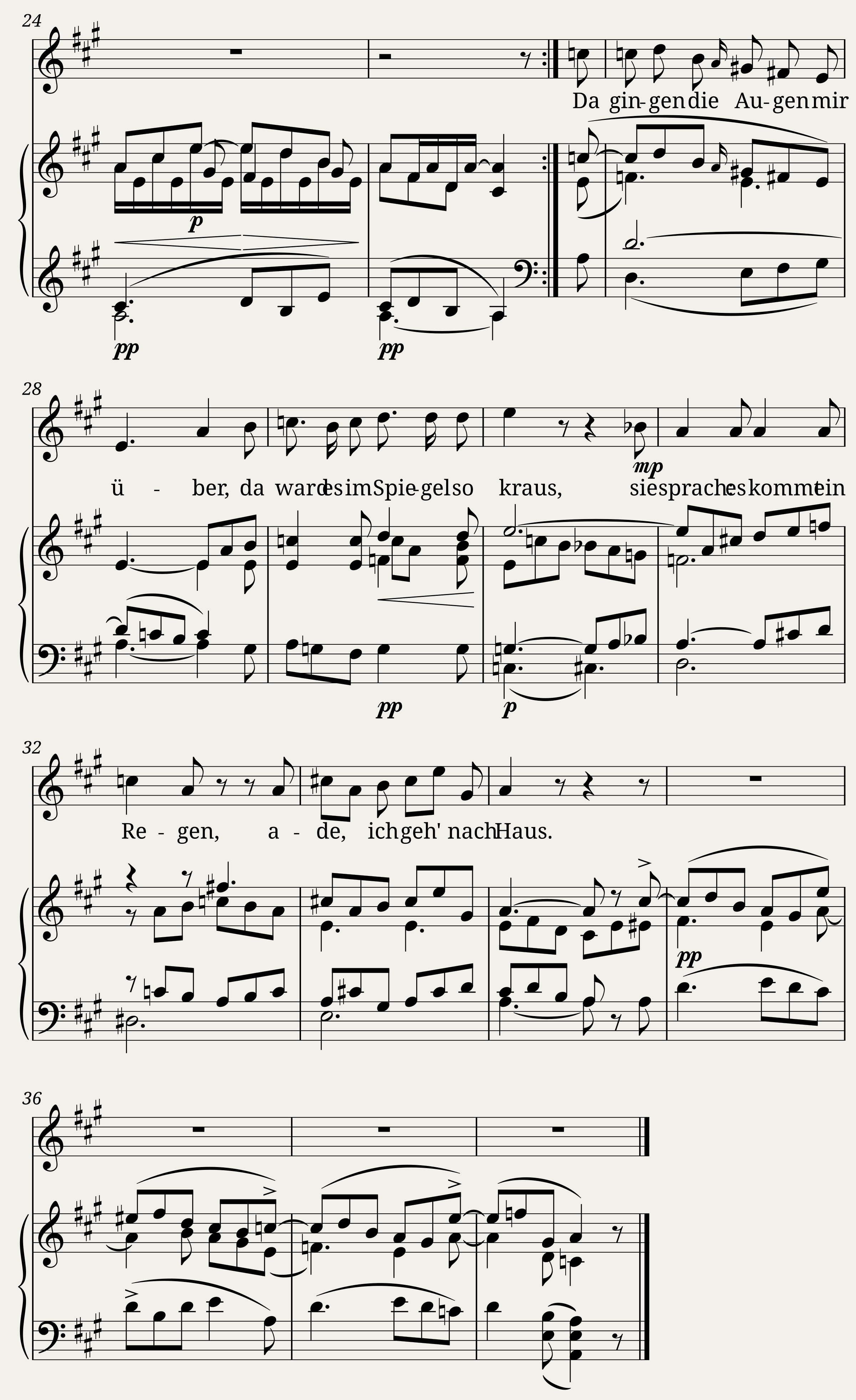 Schubert Franz - Die schöne Müllerin (D.795) No.4 - Danksagung an den Bach — 2/2