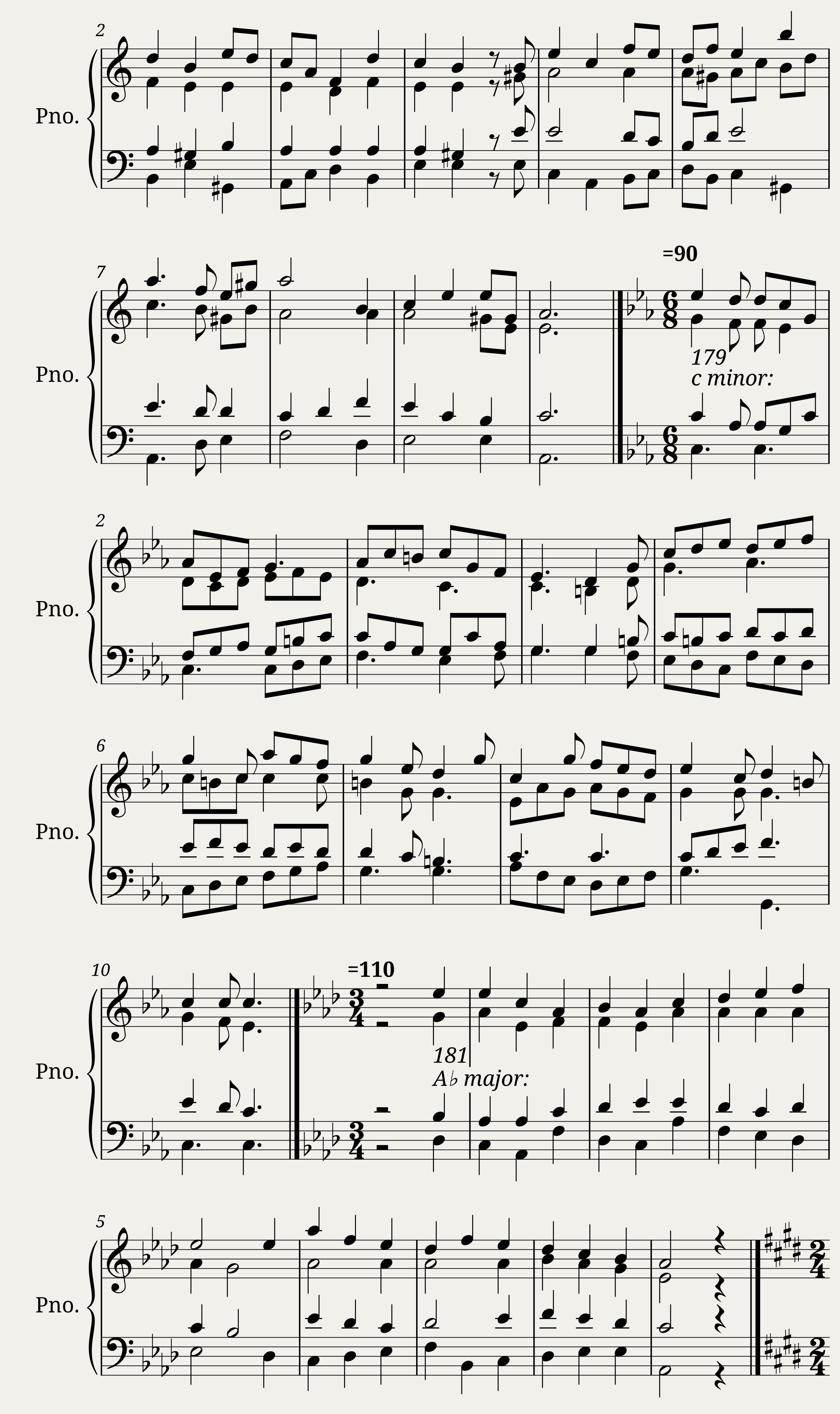 Harmonic exercises — 10/11