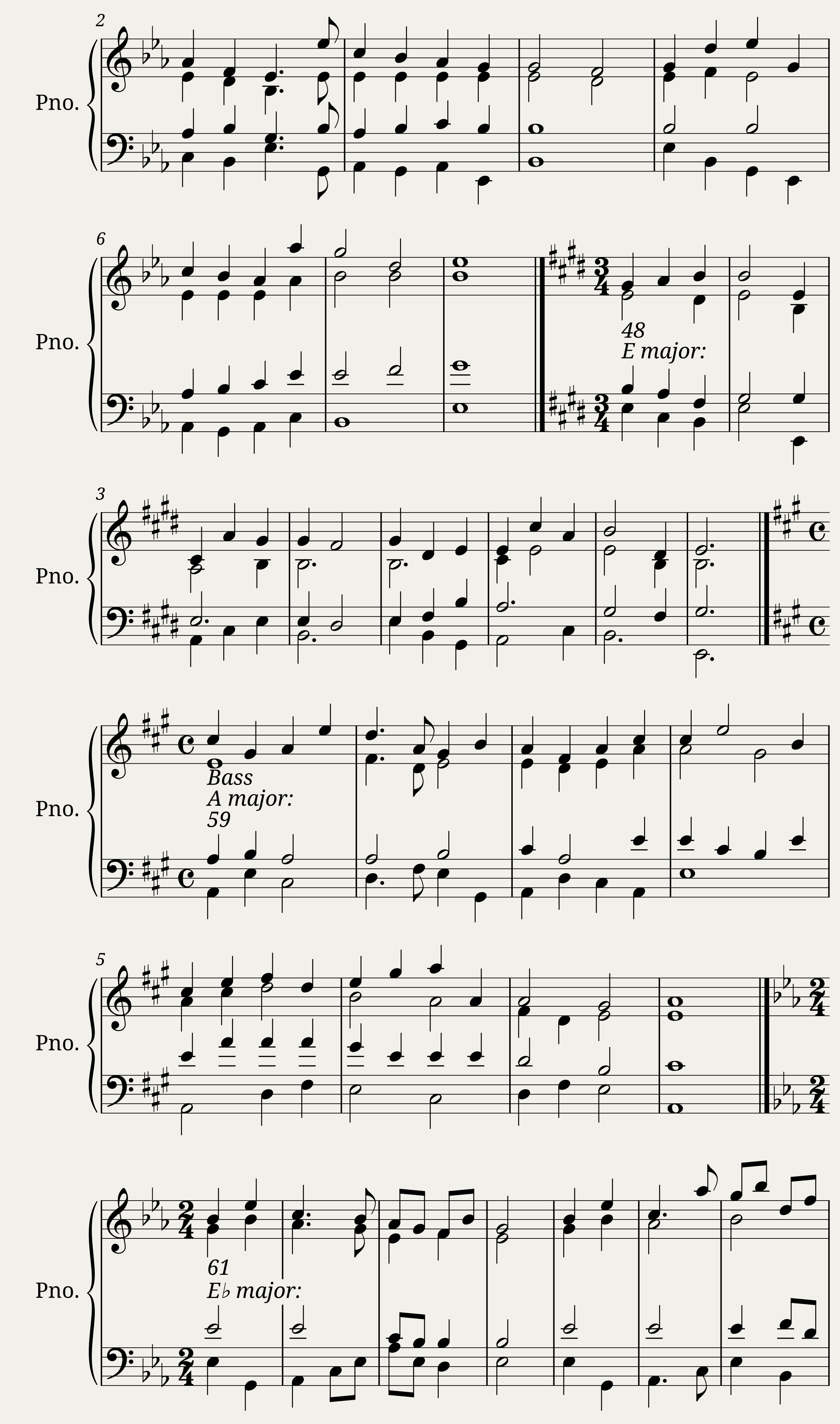 Harmonic exercises — 4/11