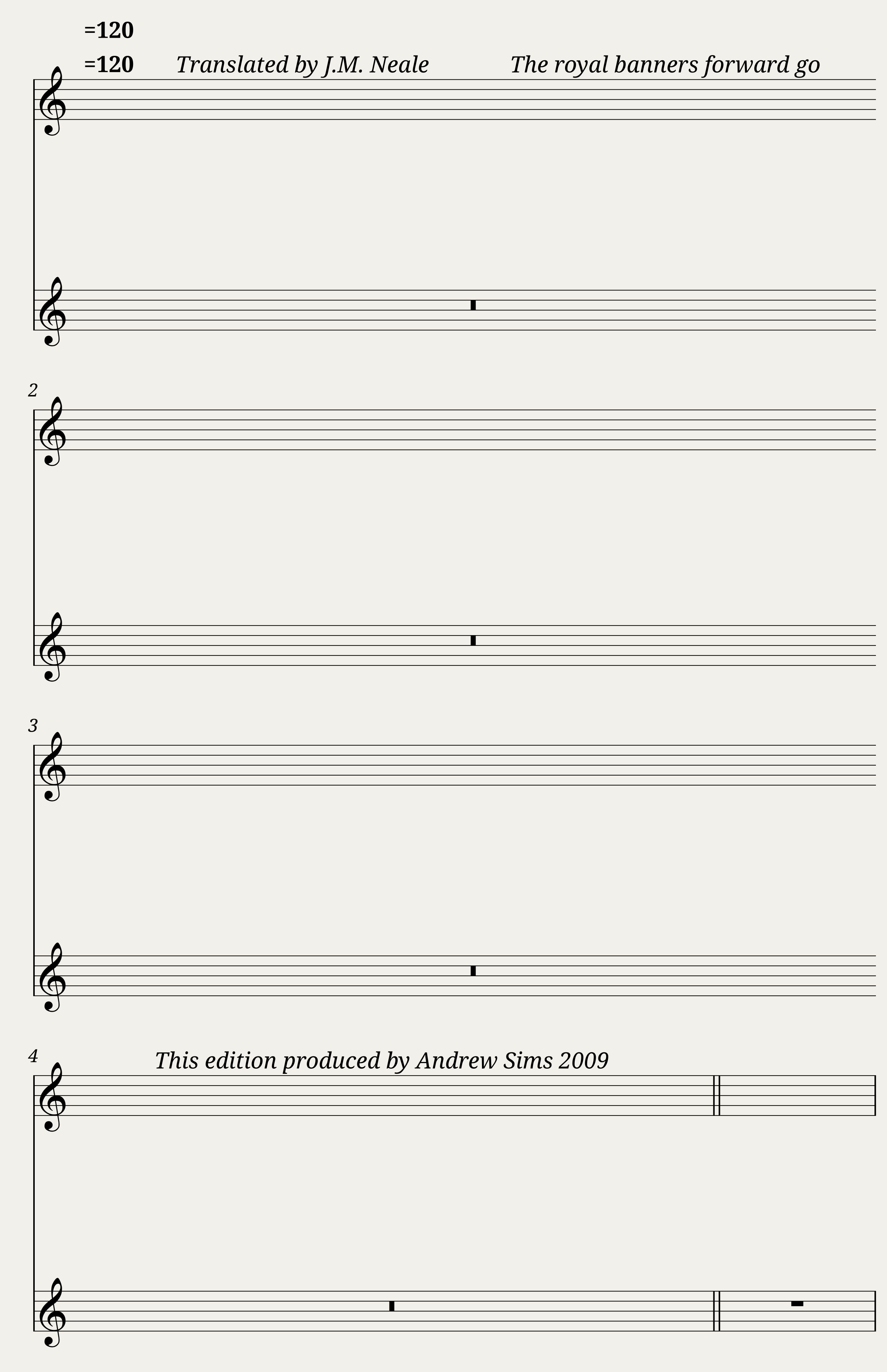 Vexilla Regis prodeunt - Anonymous (Gregorian chant)