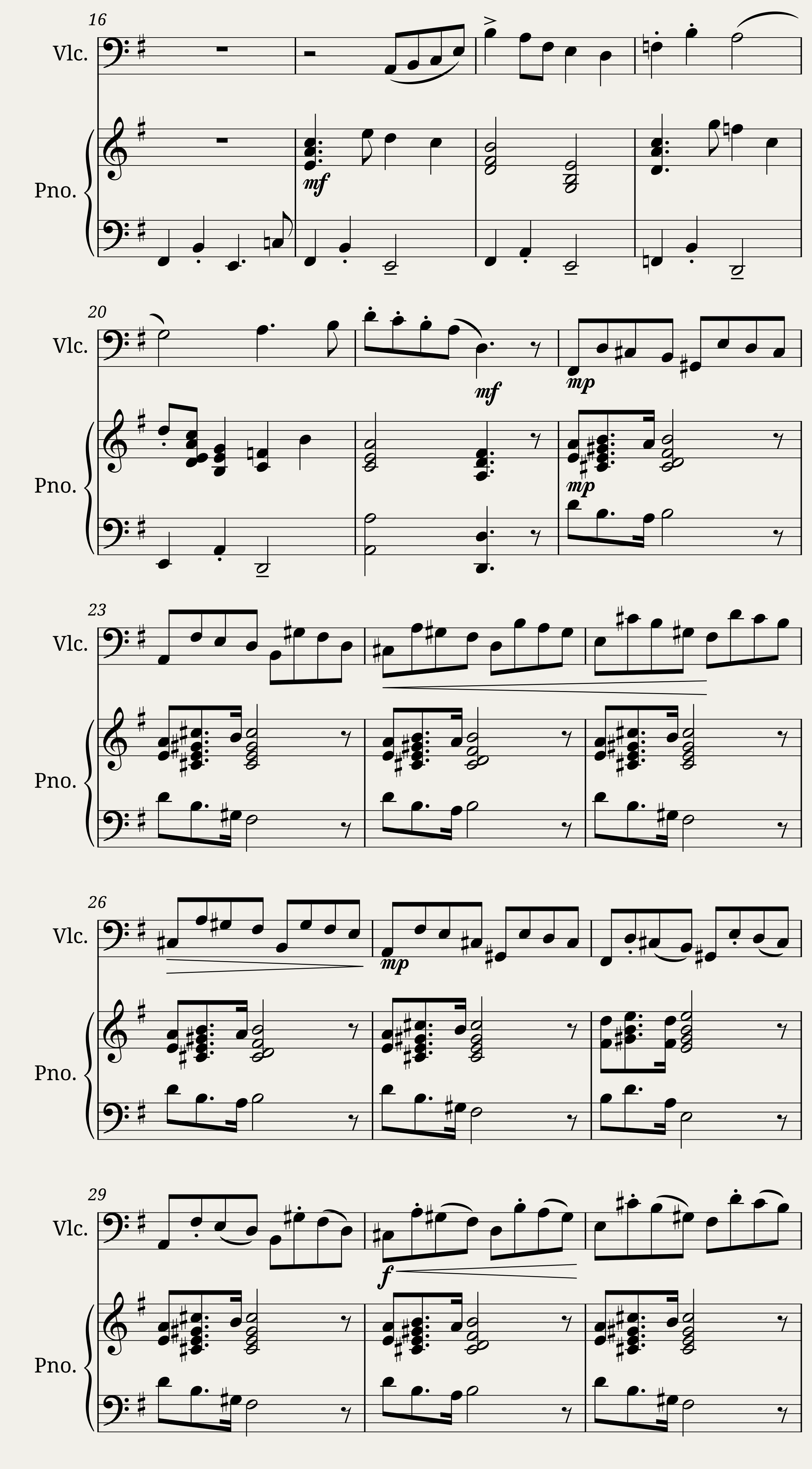 Cello and piano sonata n1 in B minor by Dominique Picard - 3rd mv — 2/12