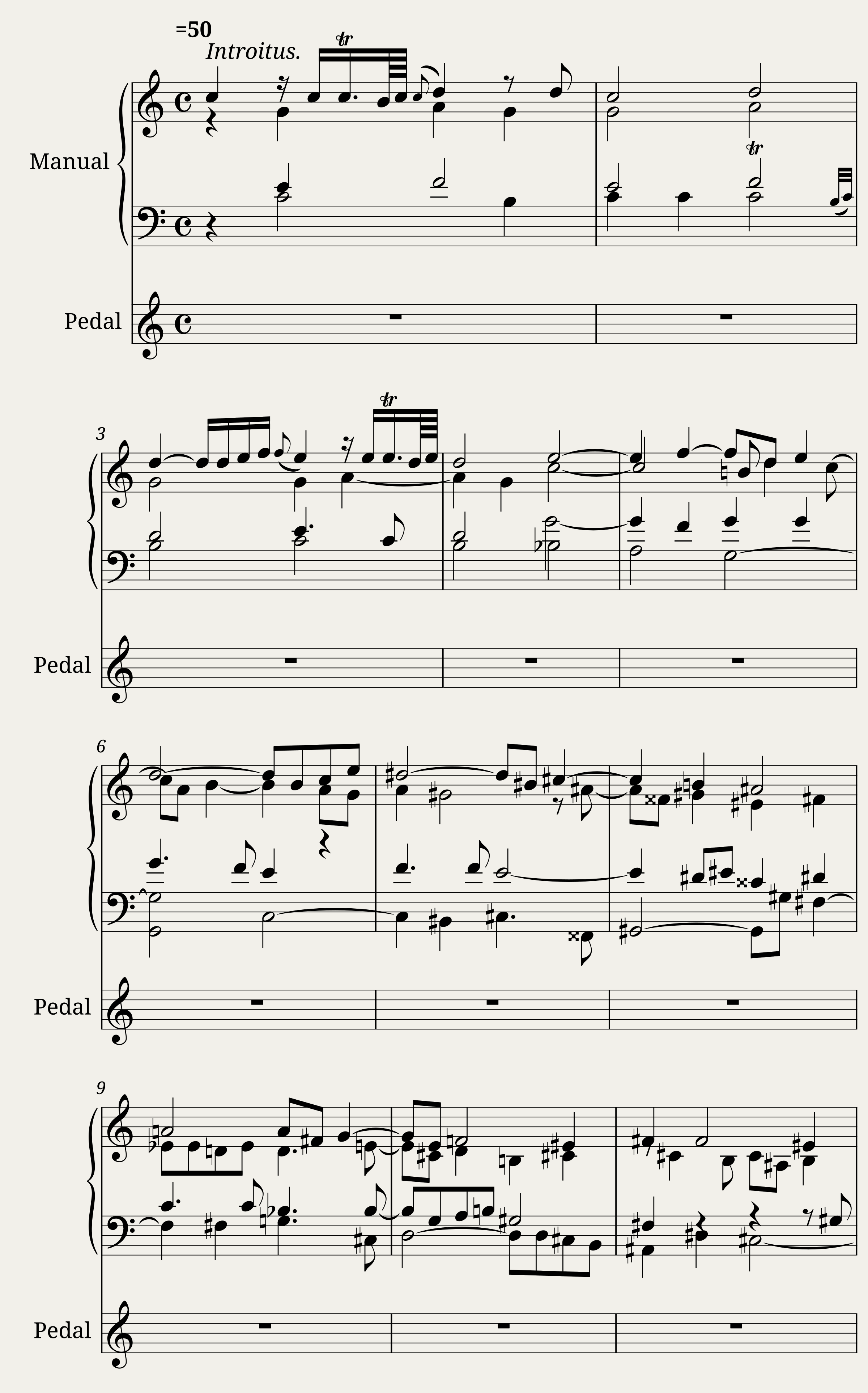 Kleines Harmonisches Labyrinth J.S. Bach — 1/4