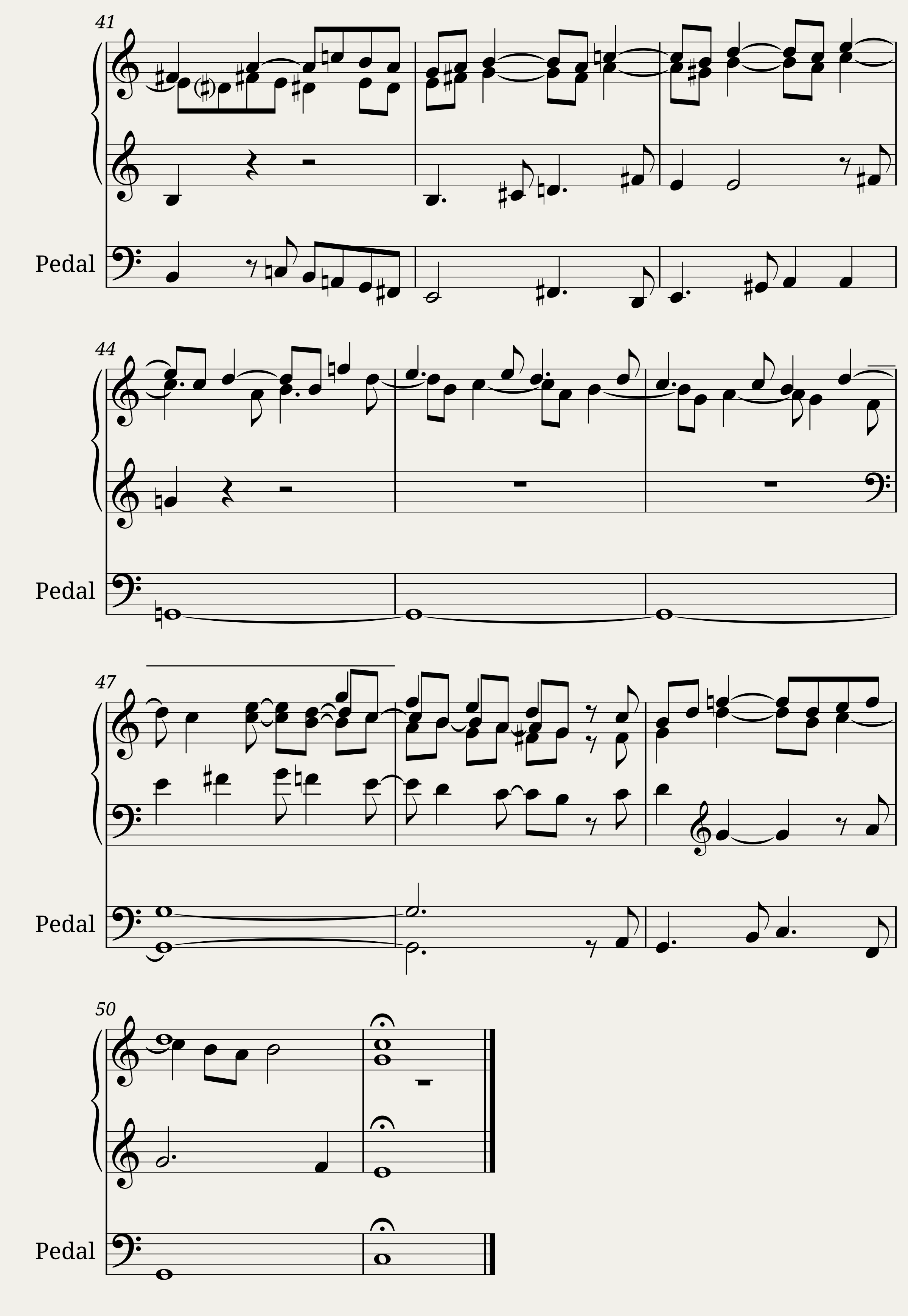 Kleines Harmonisches Labyrinth J.S. Bach — 4/4