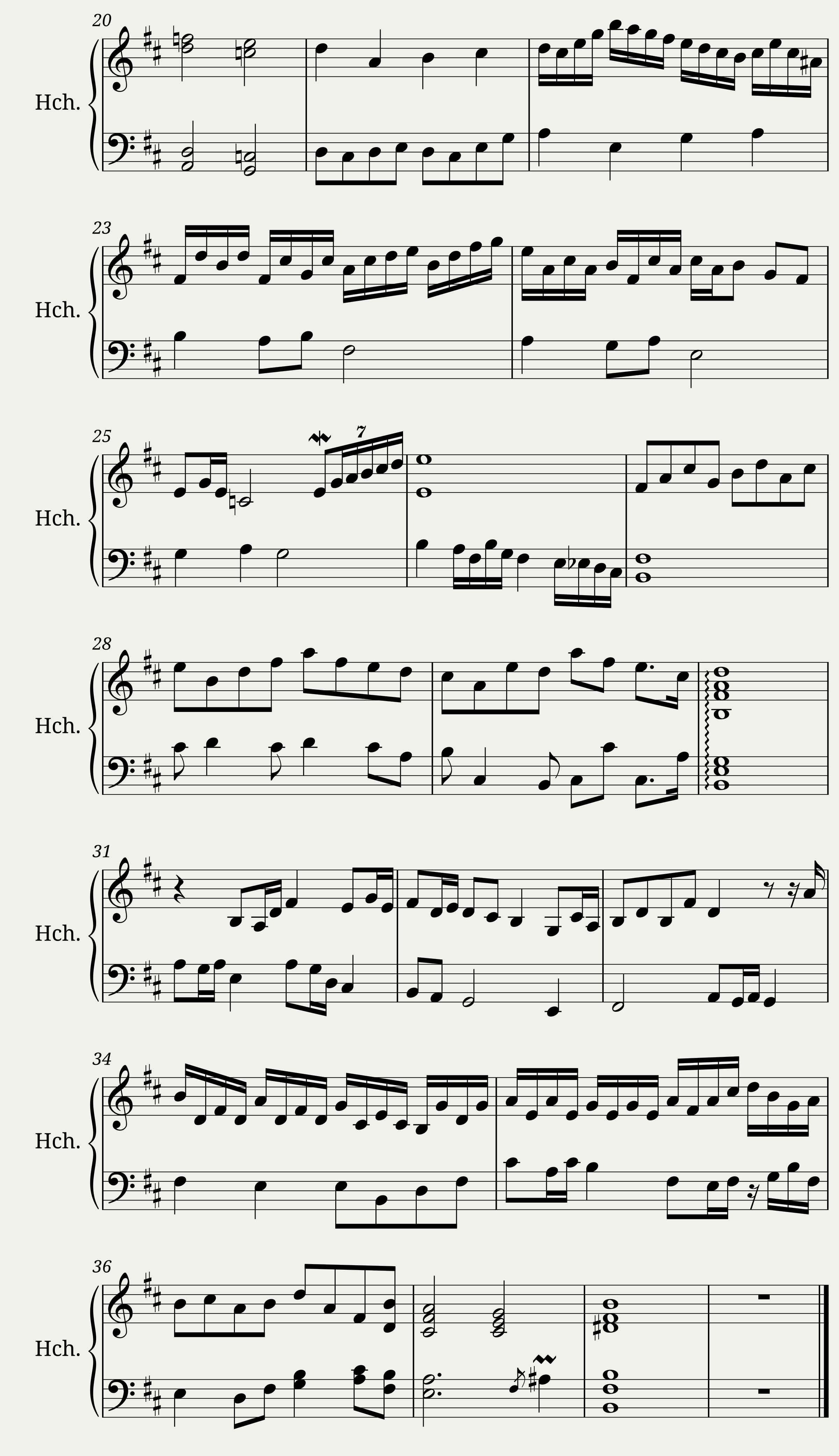 Kind of a canon for a little bit then not in b minor — 2/2